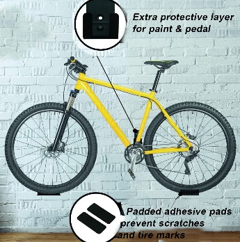 wall mounted bike rack