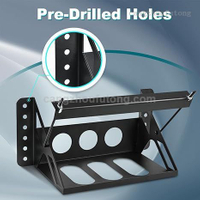 Metal Steel Battery Mounting Box Tray Bracket DIY Easy Bolt-In Battery Tray