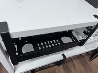 Under Desk Cable Management Tray No Drill Steel Cable Tray Organizers Wire Management Tray 