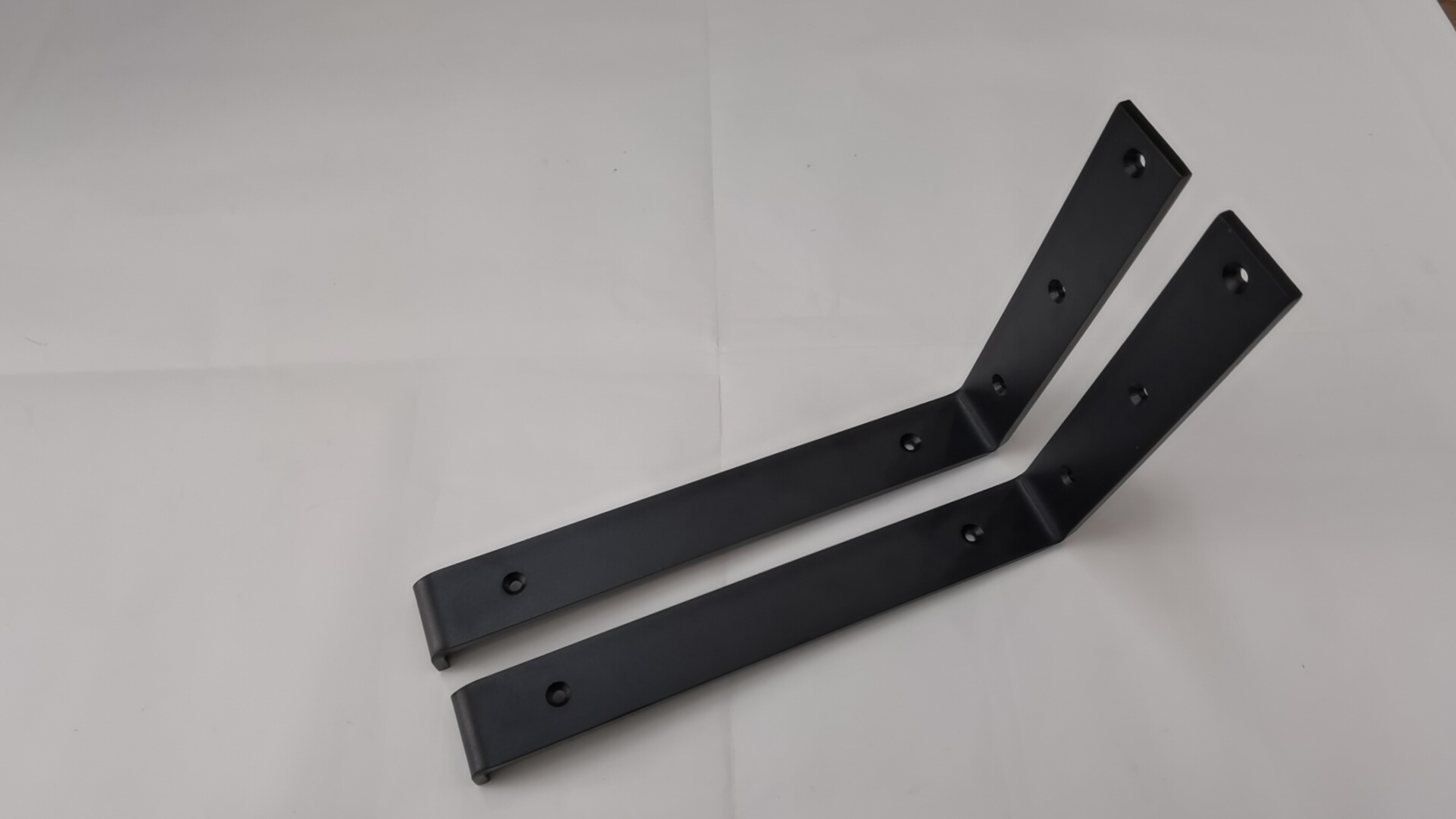 Heavy Duty Shelf Brackets 10 Inch, 6 Pack Floating Shelf Brackets, L Wall Shelf Bracket for DIY Decorative with Mounting Hardware