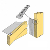 Galvanized Customize Timber Connector Foil Fix Fasteners Bracket