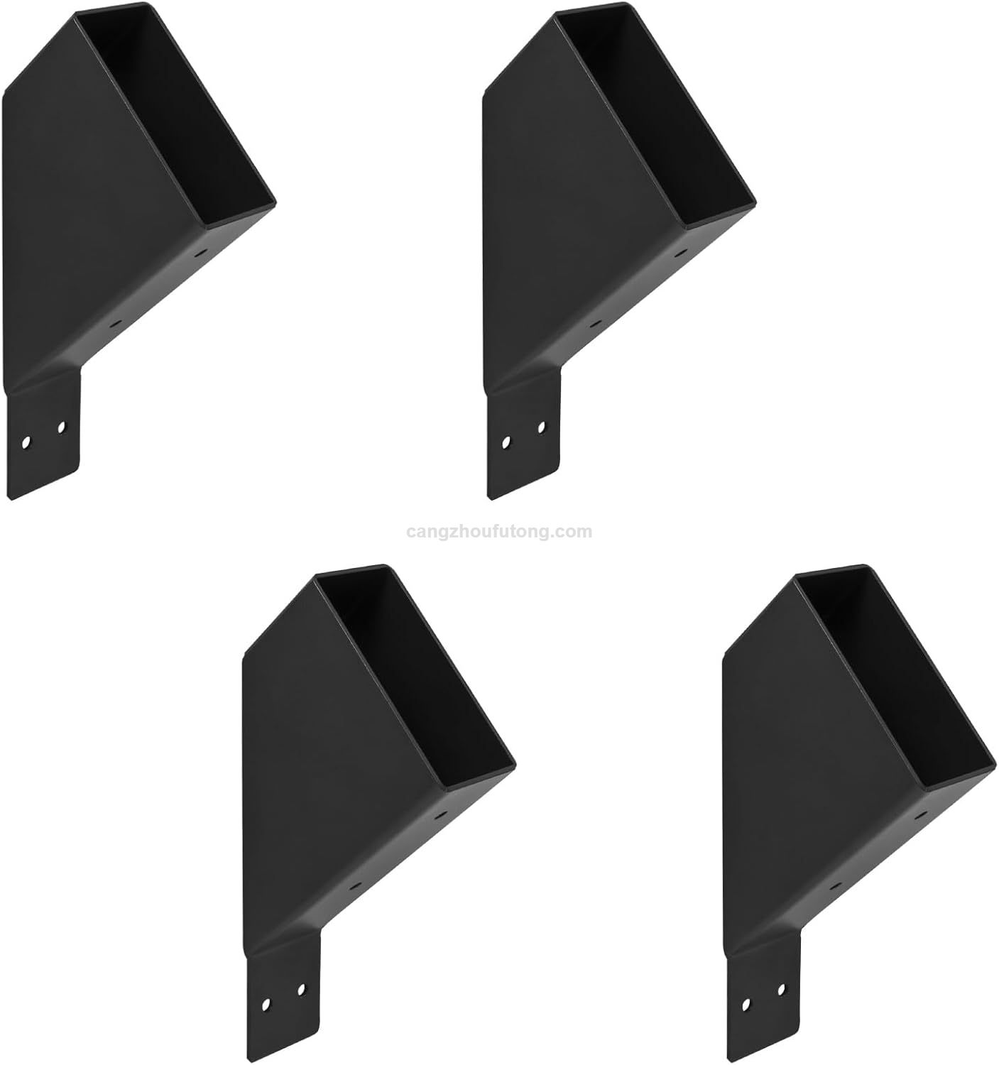 Heavy-Duty 45-Degree Angle Support Bracket for Pergola Powder Coated 2''x4'' Wood Posts Pergola Brackets