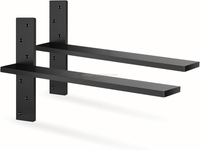 Free Hanging Countertop Support Bracket Hidden Shelf Bracket for Floating Wall Countertops, Bars, Desks, Bench Seats