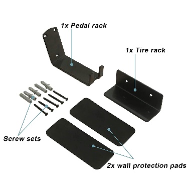 wall mounted bike rack