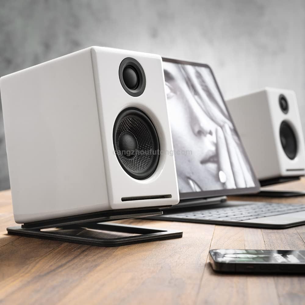 Desktop Speaker Stands for Tabletop Steel Computer Speaker Stands