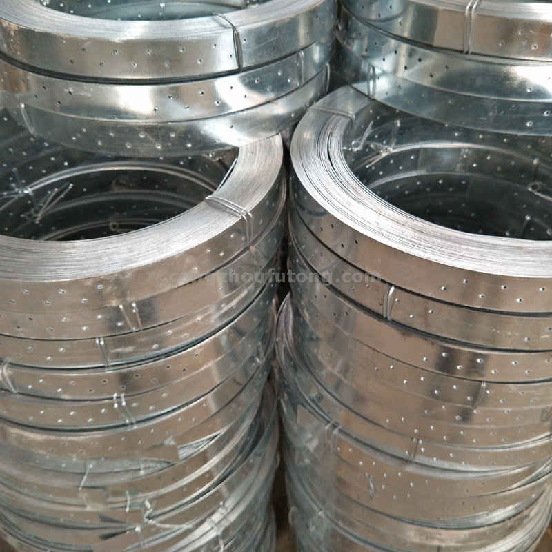 Galvanized Steel Perforated steel strip coil metal for wood building connector 