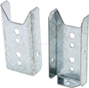 Galvanized Steel 2x4 Fence Bracket Deck Rail Bracket for Stair Fence Railing
