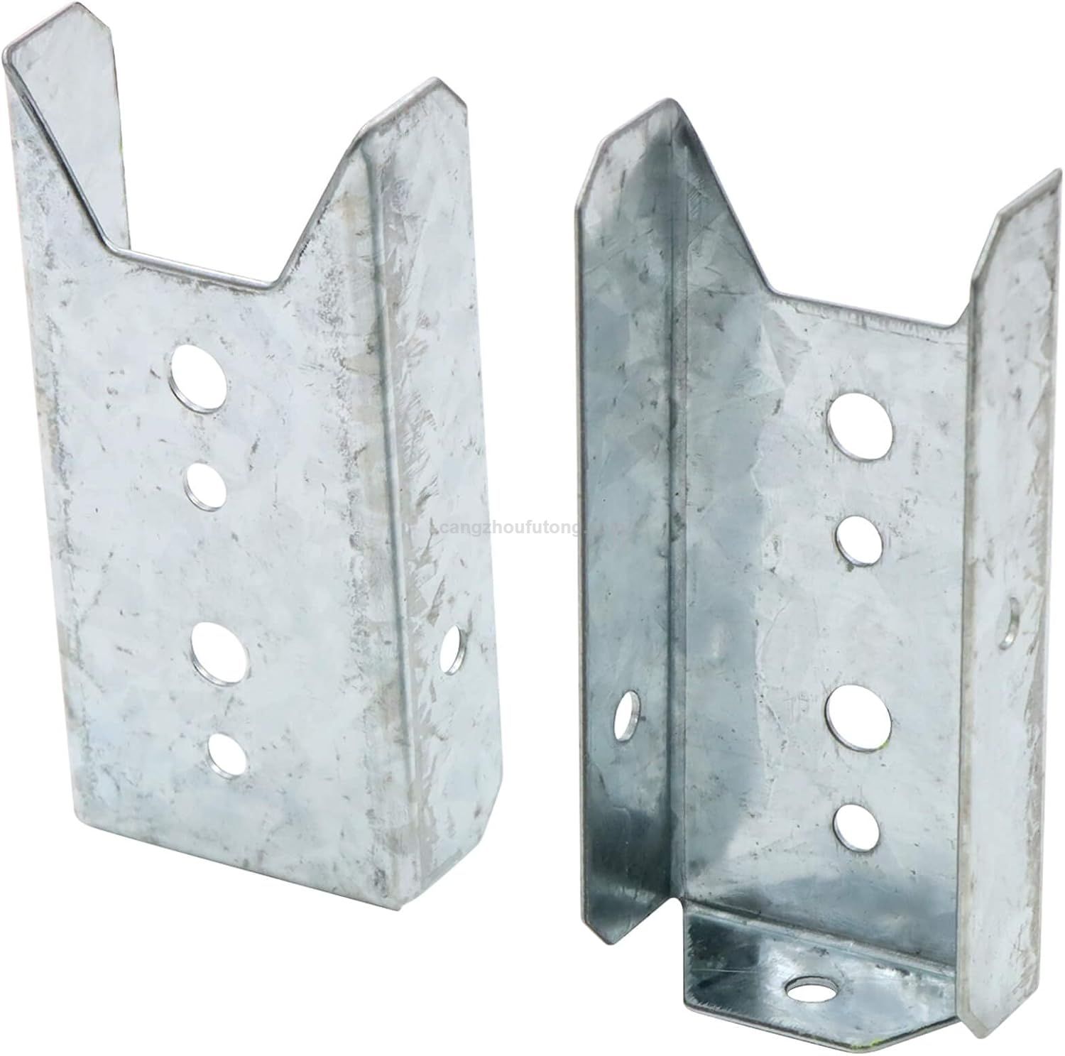 Galvanized Steel 2x4 Fence Bracket Deck Rail Bracket for Stair Fence Railing