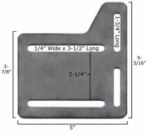 modification plate headboard attachment bracket