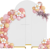 Wedding Arch Backdrop Stand And Cover Set of 2