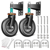 Heavy Duty Fence Gate Wheel for Metal Tube Gates with 360 Degree Rotation Spring Loaded Caster