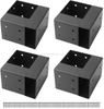 Heavy Duty Powder Coated Workbench Bracket Kit 4 Pcs Right Angle Corner Brackets DIY Custom Workbenches Tables