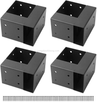 Heavy Duty Powder Coated Workbench Bracket Kit 4 Pcs Right Angle Corner Brackets DIY Custom Workbenches Tables