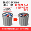 Metal No Wall Mounting Can Crusher 12 & 16 Oz. Folding Flat Easy Storage for Trash Beer Soda Waste