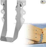 LU26 Double Shear Face Mount Joist Hanger,Hurricane Ties for Rafters Tie Brackets Great for Floor Deck And Ceiling Joists