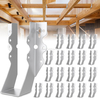Galvanizing Face Mount Joist Hanger for Wood Posts, Hurricane Rafter Ties Clips, 2x6 Brackets for Floor Deck And Ceiling Trusses, Lumber Beam Connectors