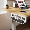Under Desk Cable Management Tray 15.7'' Screw-Mount Steel Rack Easy under-table mounting cables organizer