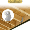 Face Mount Joist Hangers Hurricane Ties for Rafters Tie Brackets for Floor Deck And Ceiling Joists