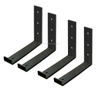 Scaffold Board Shelf Brackets Heavy Duty Shelf Bracket Supports with Lip Wall Mounted Industrial Metal Shelve Brackets