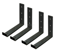 Scaffold Board Shelf Brackets Heavy Duty Shelf Bracket Supports with Lip Wall Mounted Industrial Metal Shelve Brackets