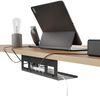 Under Desk Cable Management Tray Wire Cord Organizer for Standing Desk or Table Power Strip Holder