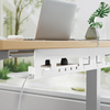 Under Desk Cable Management Tray Wire Cord Organizer for Standing Desk or Table Power Strip Holder