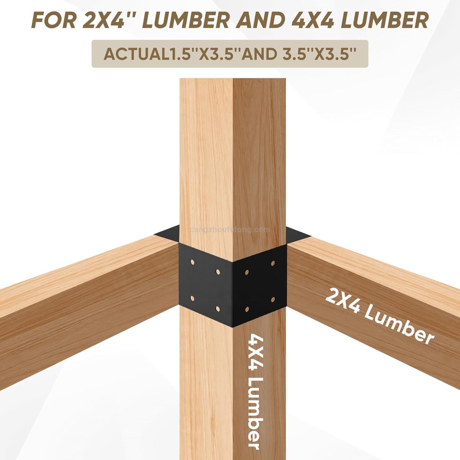 Heavy Duty Steel Workbench Corner Brackets Shelving Hardware Kit DIY Kit Powder Coated Fits 2x4 Wood