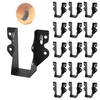 LU26 Double Shear Face Mount Joist Hanger,Hurricane Ties for Rafters Tie Brackets Great for Floor Deck And Ceiling Joists