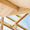 Face Mount Joist Hangers Hurricane Ties for Rafters Tie Brackets for Floor Deck And Ceiling Joists
