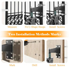 Fence Gate Wheel 360 Degree Rotation Solid Rubber Tire Spring Loaded Heavy Duty Gate Caster