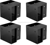 Heavy Duty Steel Workbench Corner Brackets Shelving Hardware Kit DIY Kit Powder Coated Fits 2x4 Wood