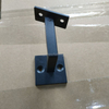 304 Stainless Steel Adjustable Black Handrail Bracket for Staircase , Swivel Square Modern Stair Railing Brackets Indoor Or Outdoor