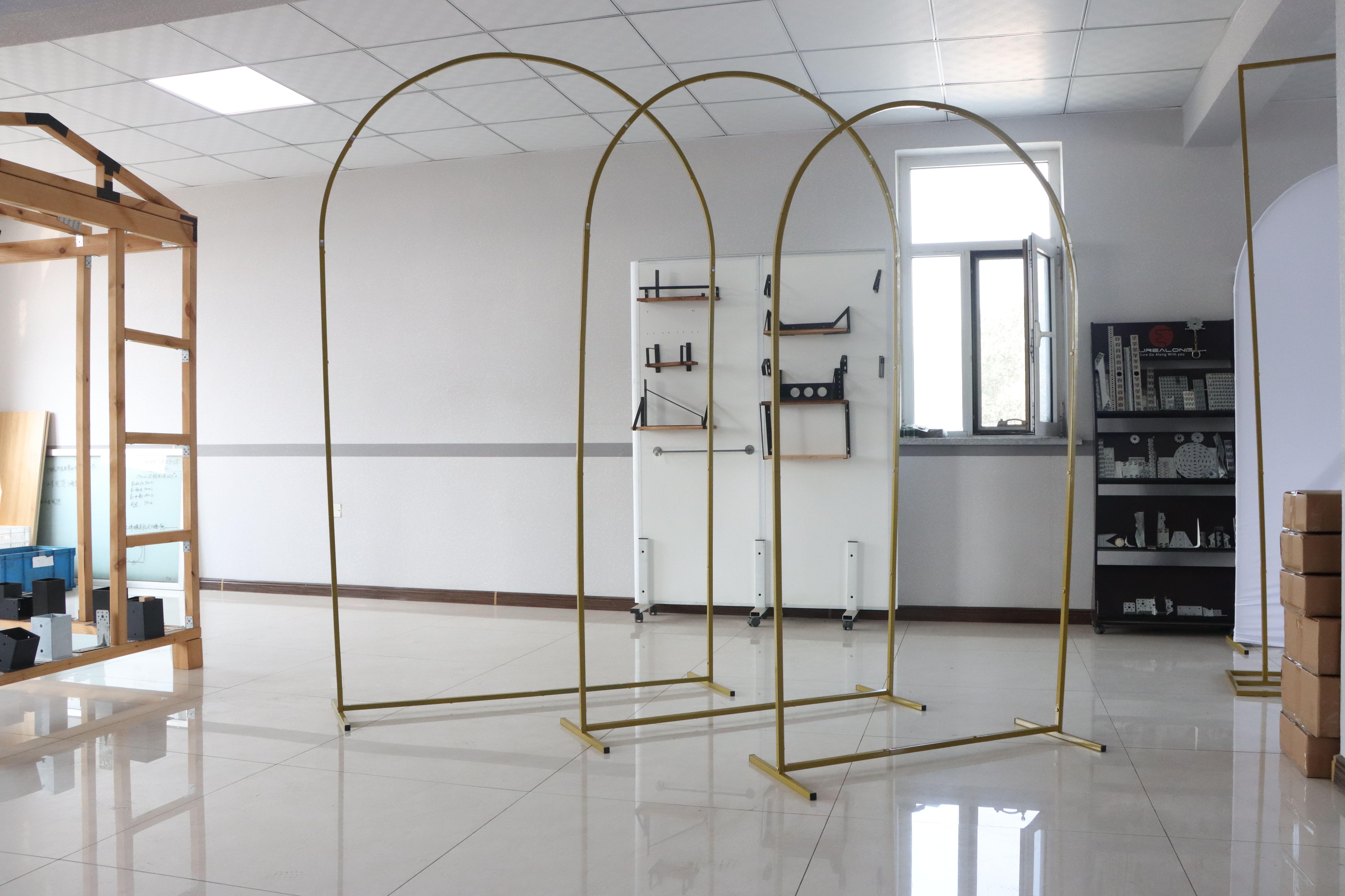 Metal Arch Backdrop Stand, Set of 2 (7.2ft/6ft), Wedding Arch Stand