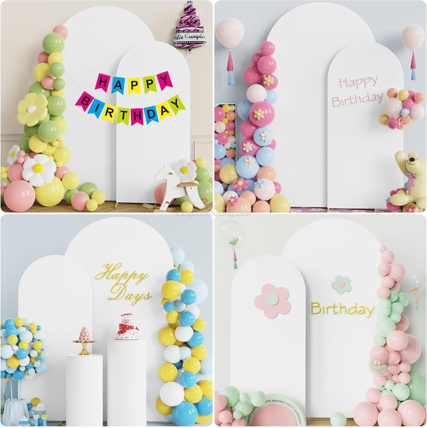 7.2ft, 6.6ft, 6ftArch Backdrop Stand And Cover Set,Arch Stand