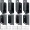 Deck Railing 35° Stair Connectors, for Deck Railing Stair Handrail Connection Installation Deck Railing Bracket 