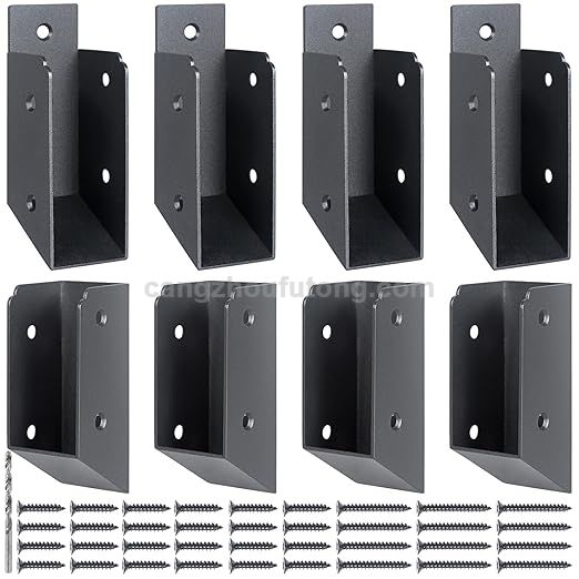 Deck Railing 35° Stair Connectors, for Deck Railing Stair Handrail Connection Installation Deck Railing Bracket 