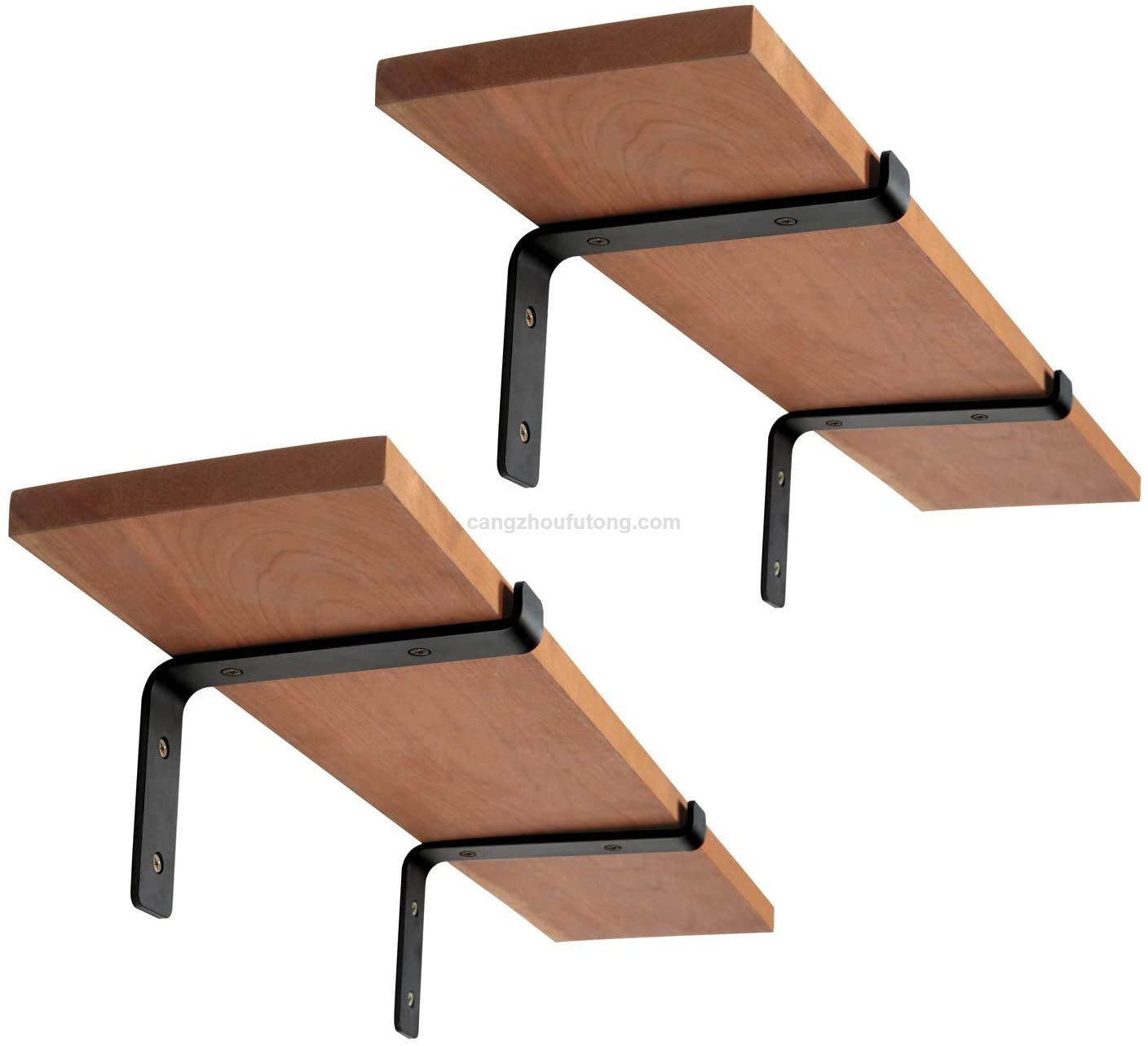 Scaffold Board Shelf Brackets Heavy Duty Shelf Bracket Supports with Lip Wall Mounted Industrial Metal Shelve Brackets