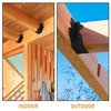 2x6 Joist Hangers for Wood Face Mount Joist Hanger Hurricane Tie Brackets for Deck, Floor, Ceiling, Roofs