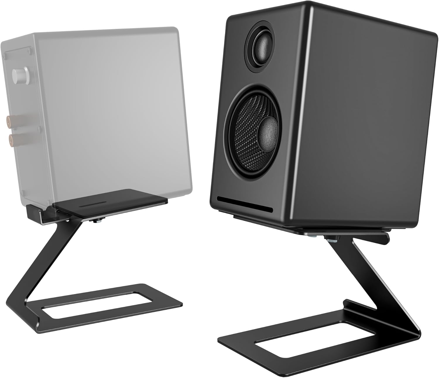 Desk Speaker Stands,Desktop Speaker Stands for Most Small & Medium Bookshelf Speakers, Computer Speakers