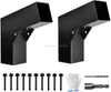 Heavy Duty DIY Wood Post Bracket 30° Angled 2-Way L-Shaped Slant Pergola Roof Brackets for Pavilion Porch Deck