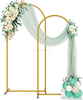 Metal Arch Backdrop Stand, Set of 2 (7.2ft/6ft), Wedding Arch Stand