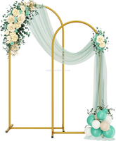 Metal Arch Backdrop Stand, Set of 2 (7.2ft/6ft), Wedding Arch Stand