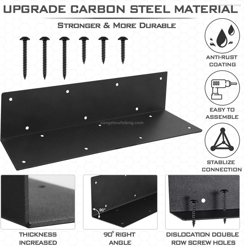 12 Inch Raised Bed Corner Brackets Metal Connectors for Garden Planter Construction