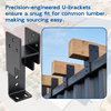 20 Foot Shipping Container Roof Brackets Fits Wood Truss Brackets for Shipping Containers