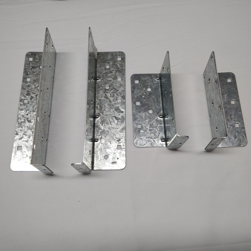 Galvanized Steel Joist Hangers, Heavy Duty Timber Connectors for Wood Construction, Professional Beam & Deck Support Brackets