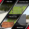6-Inch Heavy Duty Fence Gate Wheels Wooden Metal Tube Spring-Loaded 360 Degree Rotation Caster Kit